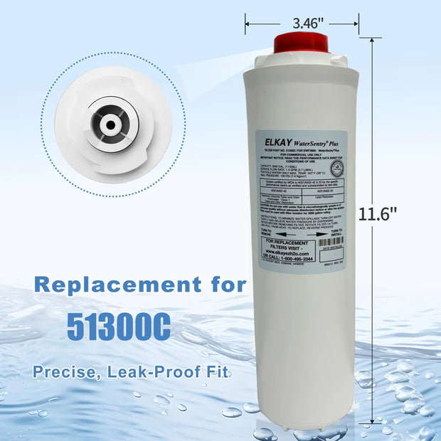 elkay 51300c replacement filter 51300C, ERF750, 55898C Filter (Bottle Fillers)